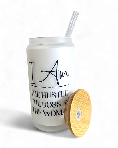 Glastumbler Boss Woman