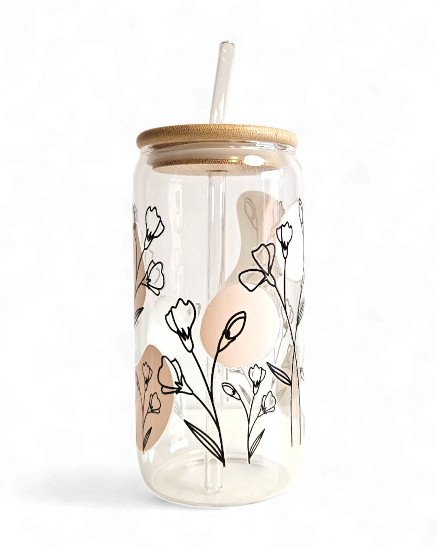 Glastumbler Fleur