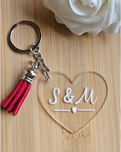 Schlüsselanhänger Name it Heart