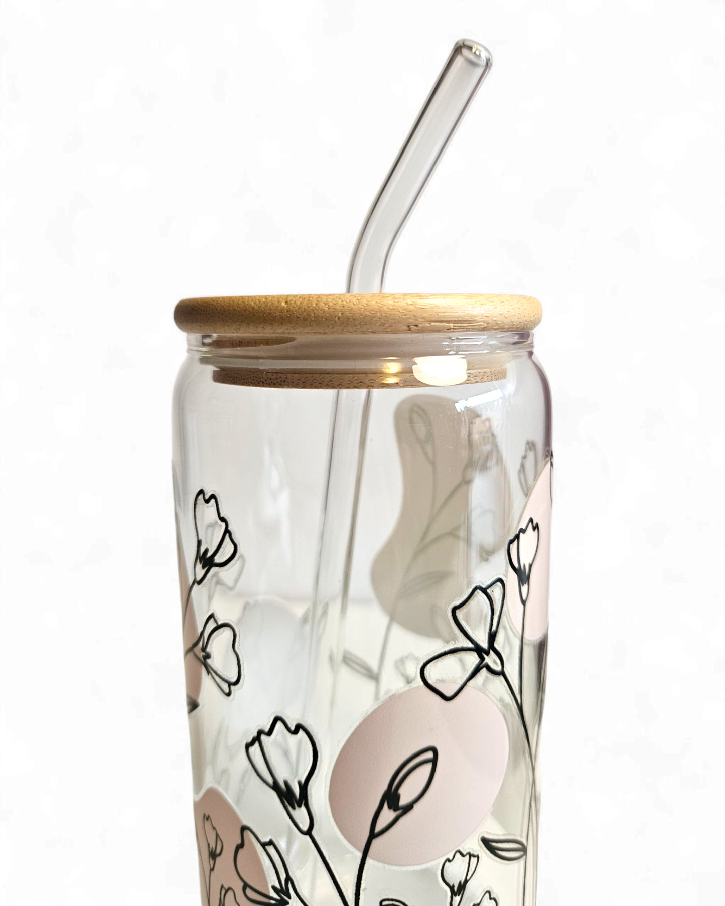 Glastumbler Fleur