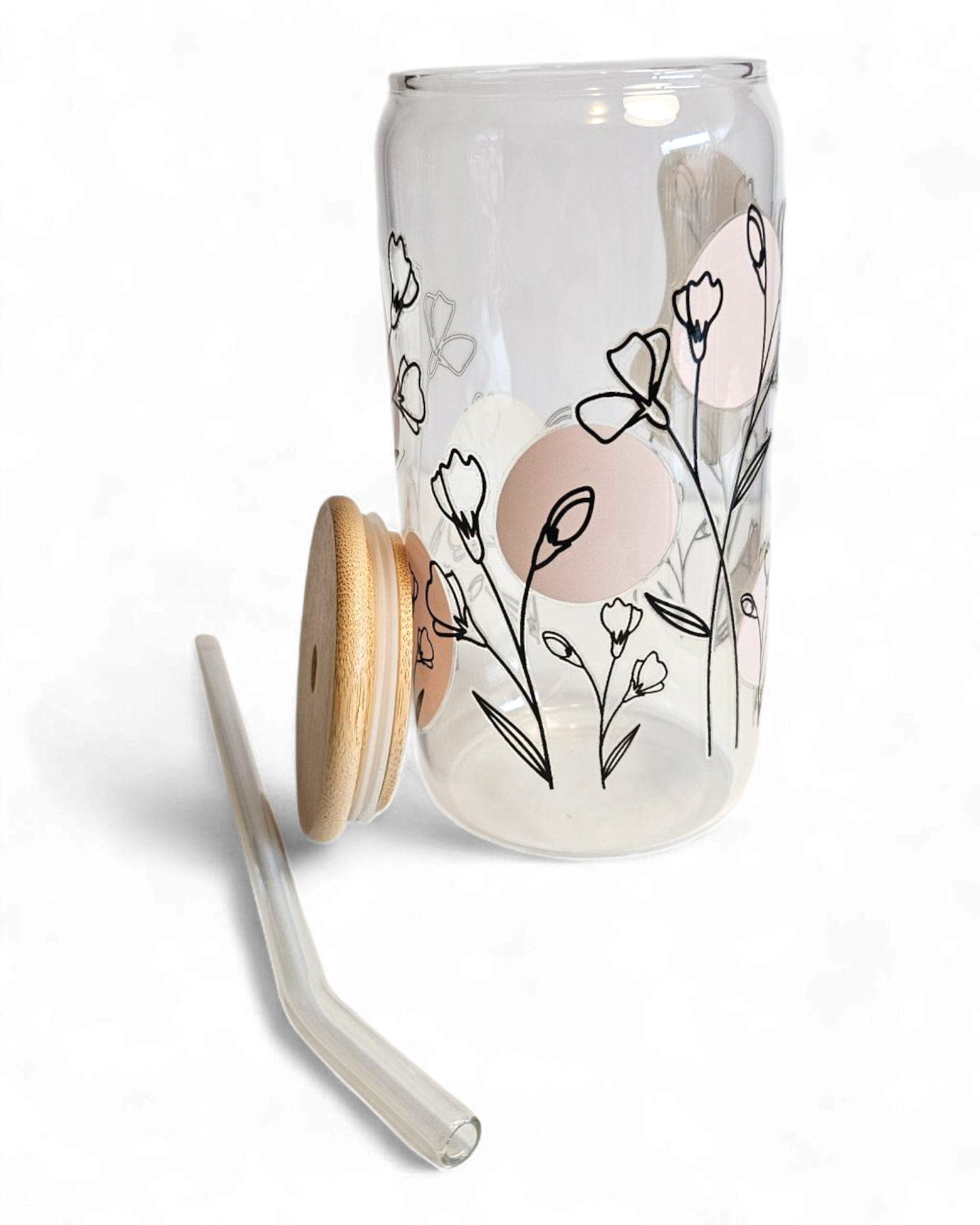 Glastumbler Fleur